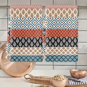 A Pair Of Bohemian Kitchen Towels
